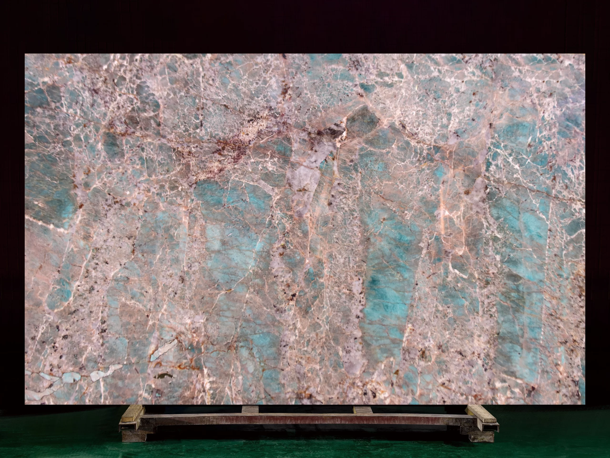 Amazonite Quartzite Slab